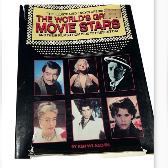 Ken Wlaschin Other - THE WORLDS GREAT MOVIE STARS AND THEIR FILMS FROM 1900 - PRESENT DAY (1979) BOOK